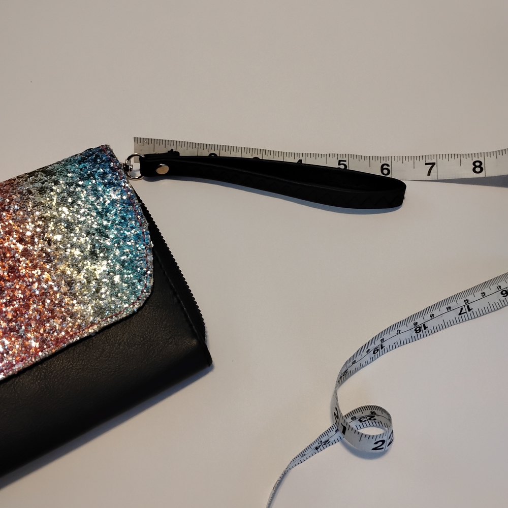 Vintage Y2K Baby Phat Multicolor Glitter Clutch Wallet - Picture 4 of 14